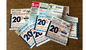 Coupons photographed by Allison Zisko